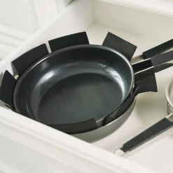 Pure stekpanna 24 cm, rostfritt stål, elfenbensvit