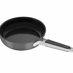 Pure stekpanna 24 cm, rostfritt stål, elfenbensvit