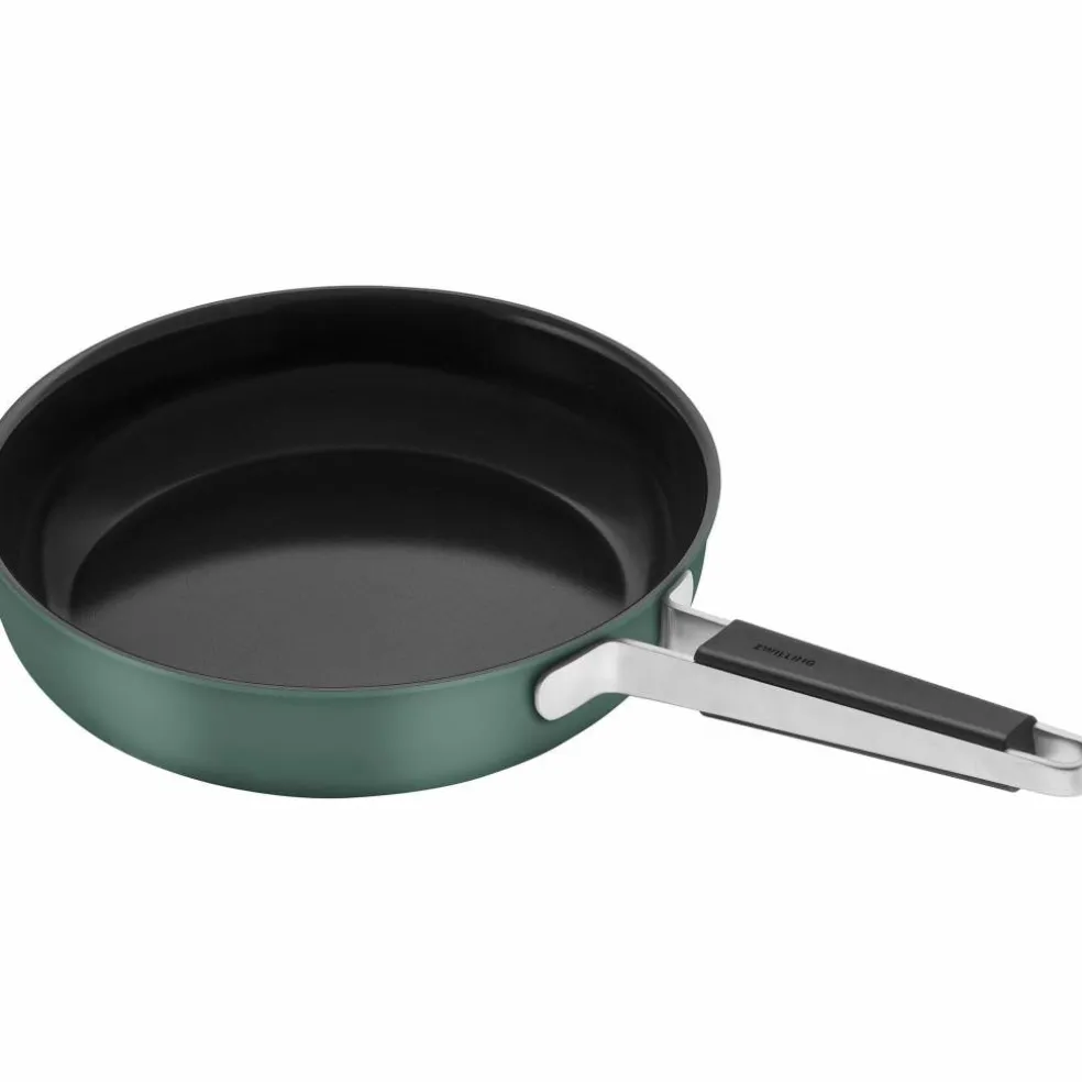 Pure stekpanna 28 cm, rostfritt stål, grön