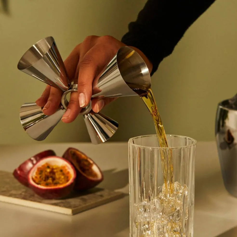 Quadri Jigger, rostfritt stål