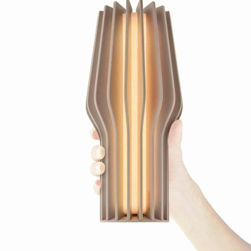 Radiant LED-lampa portabel 25 cm, pearl beige