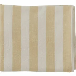 Randig duk 260 x 140 cm, choko