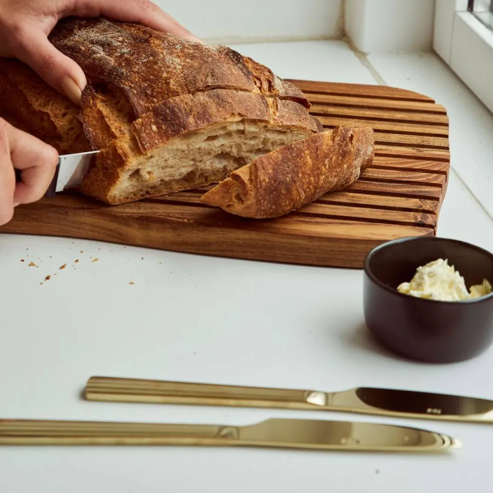 Raw bestickset 60 delar, champagne-guld
