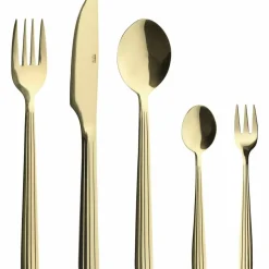 Raw bestickset 60 delar, champagne-guld