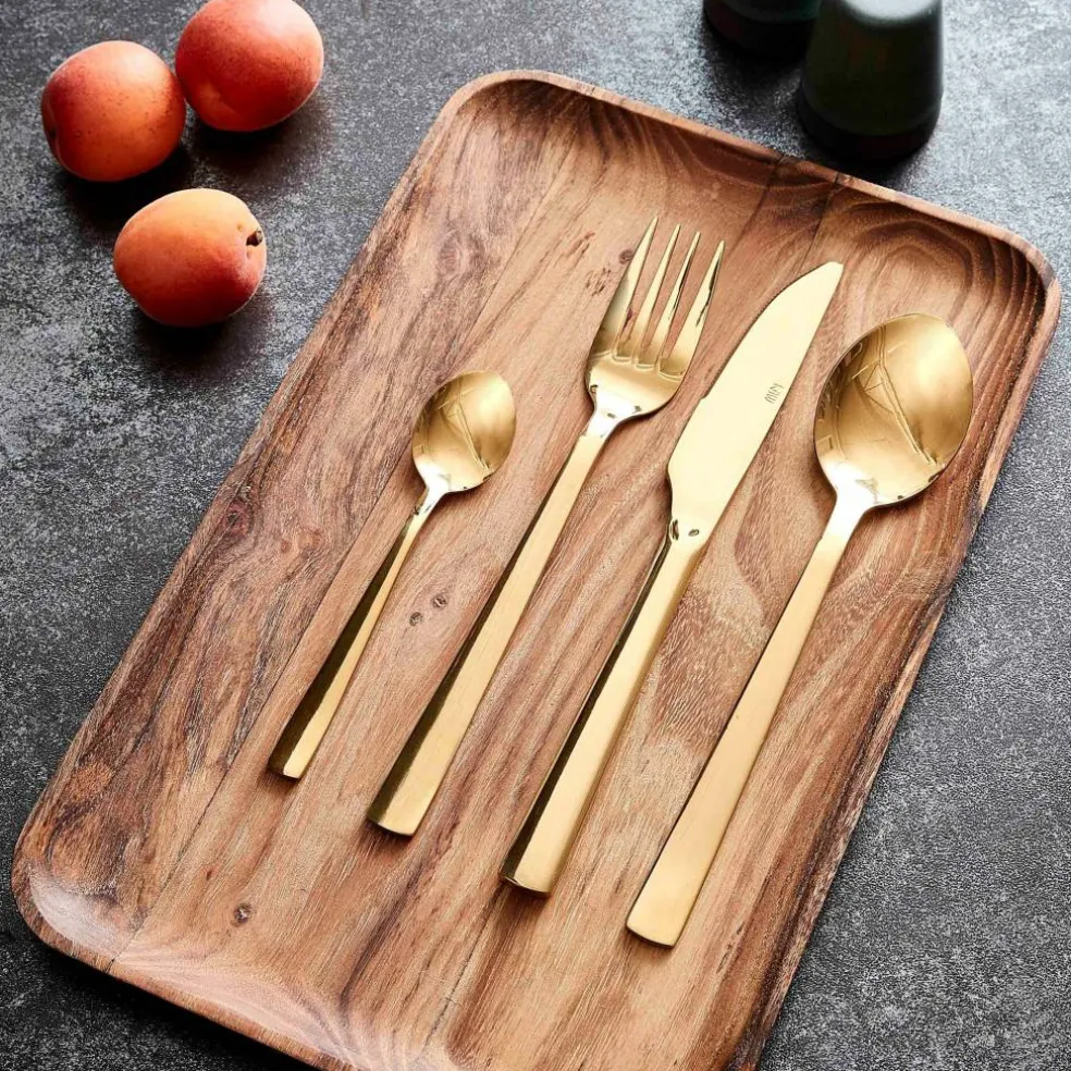 RAW bestickset 24 delar, guld