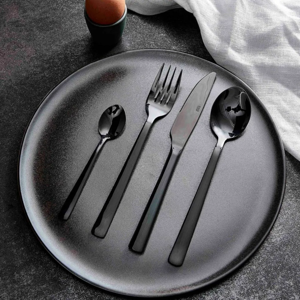 RAW bestickset 24 delar, svart