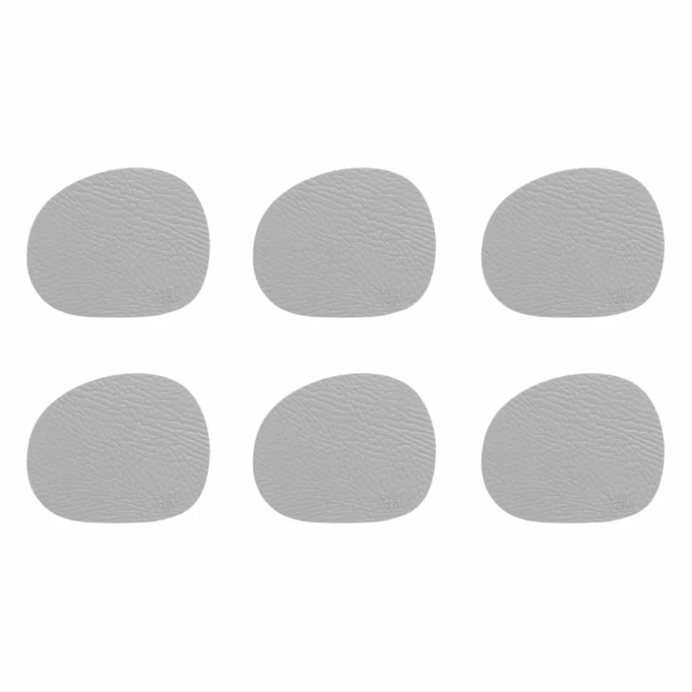 RAW Buffalo glasunderlägg 6-pack, svart