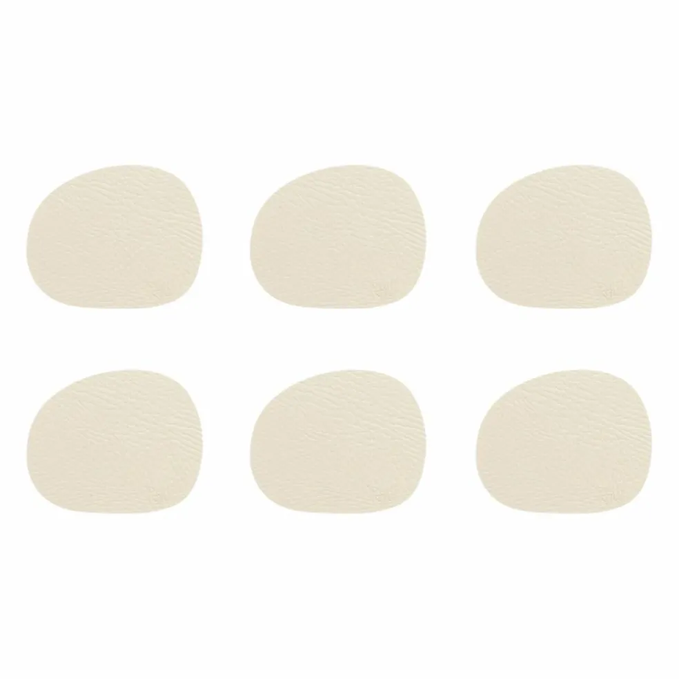 RAW Buffalo glasunderlägg 6-pack, warm nude