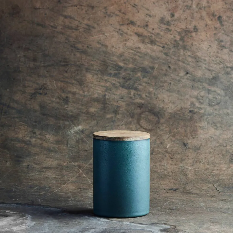 RAW förvaringsburk med lock, 15 cm, northern green