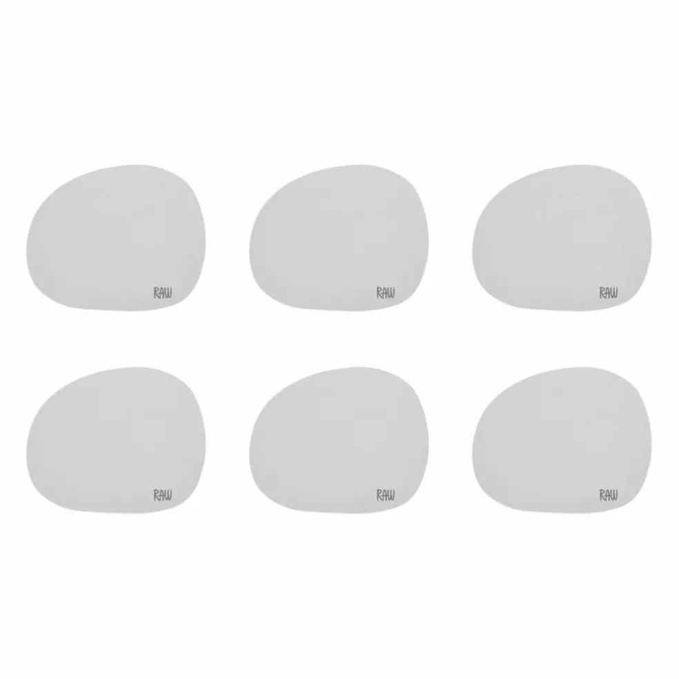 RAW glasunderlägg 6-pack, mellow clay