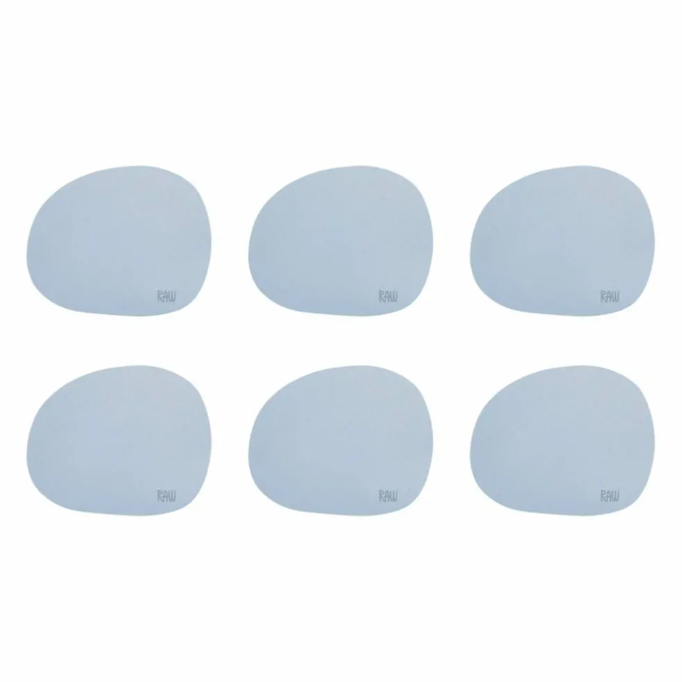 RAW glasunderlägg 6-pack, mellow clay