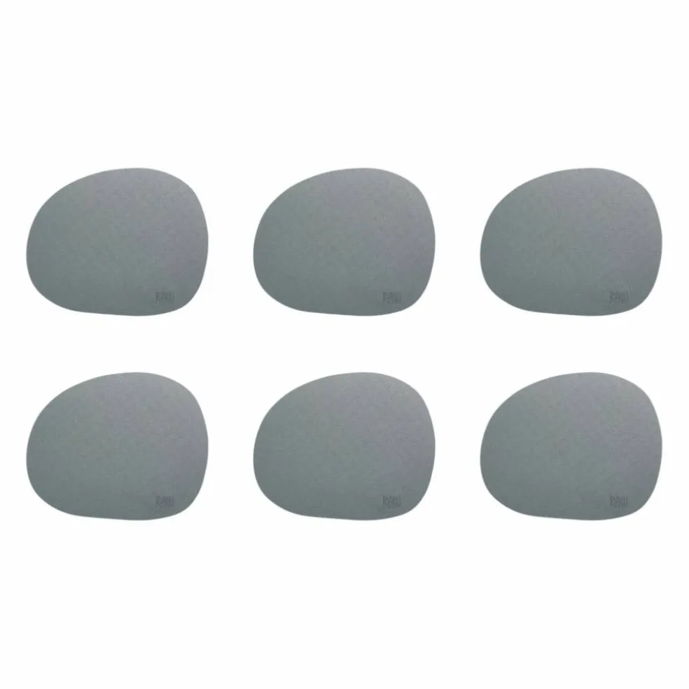 RAW glasunderlägg 6-pack, mellow clay
