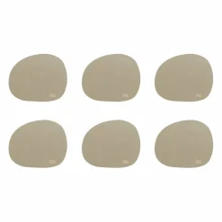 RAW glasunderlägg 6-pack, mocca