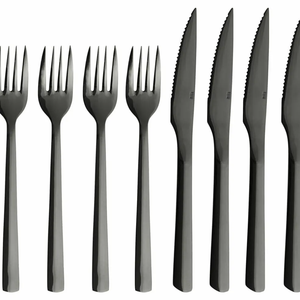 RAW grillbestick 8 delar, svart