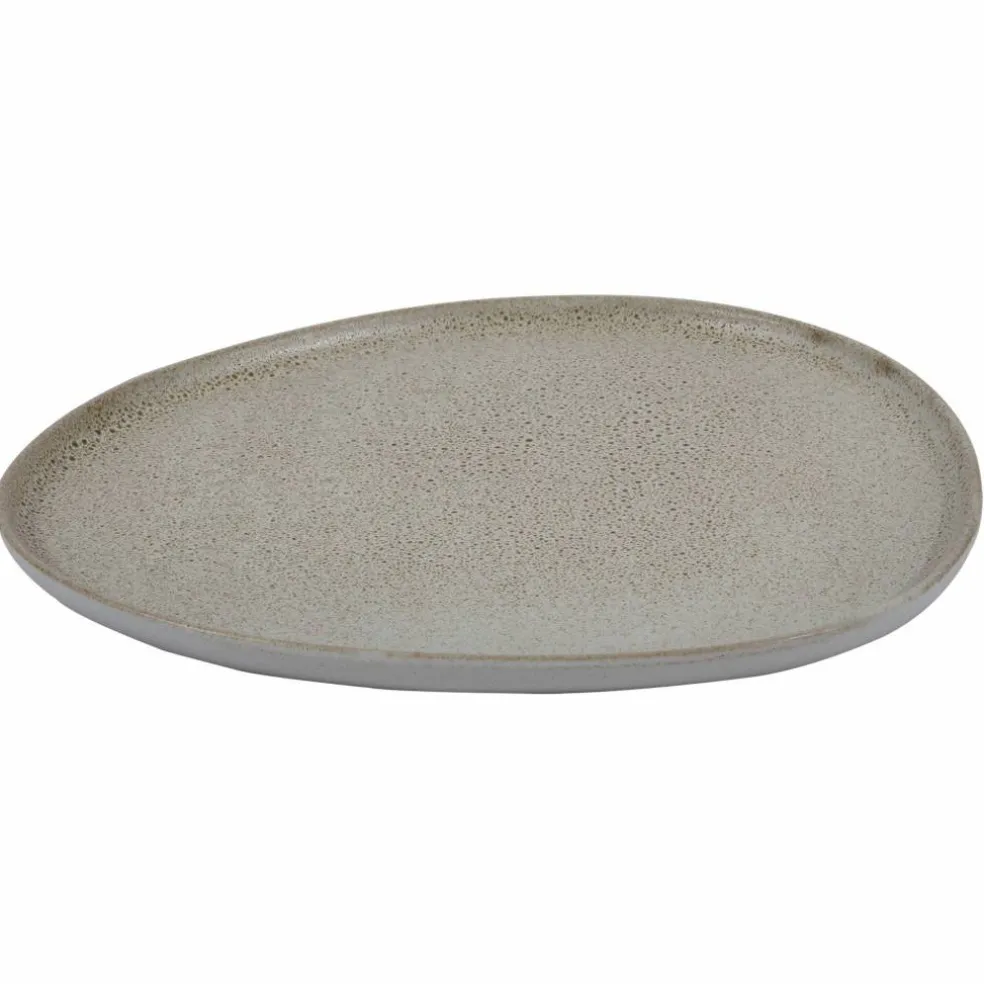 Raw Organic middagstallrik, 29x25 cm, sandy beige