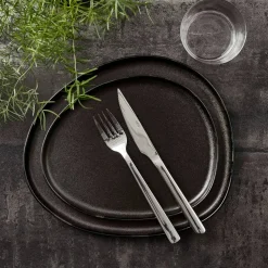 Raw Organic middagstallrik, 29x25 cm, sandy beige
