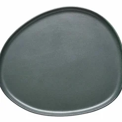 Raw Organic middagstallrik, 29x25 cm, northern green