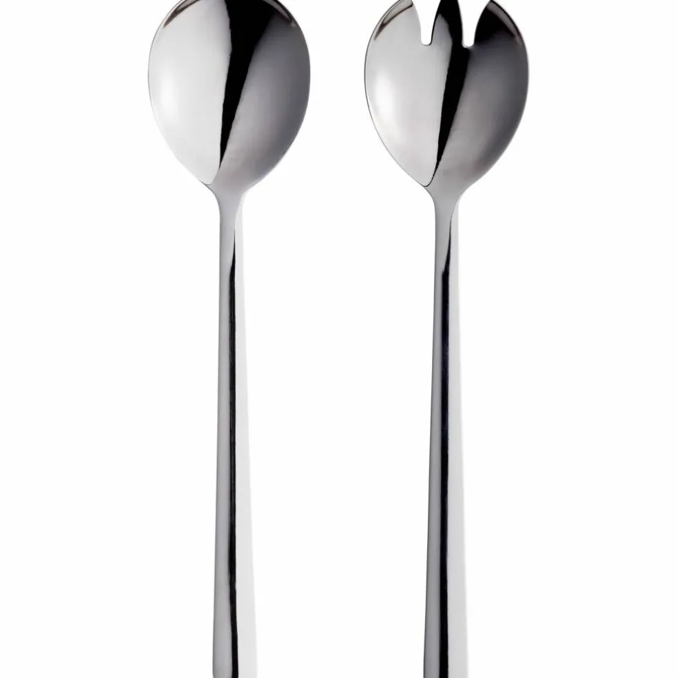 RAW salladsbestick 2 delar, silver