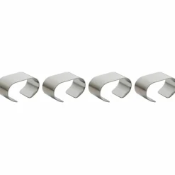 RAW servetthållare 4-pack, rostfritt stål