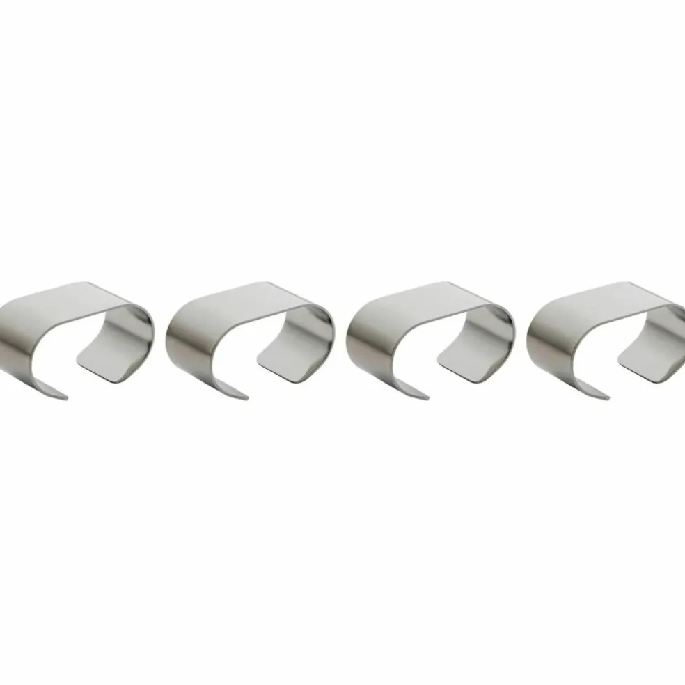 RAW servetthållare 4-pack, rostfritt stål