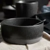 Raw skål 13,5 cm., skogsbrun