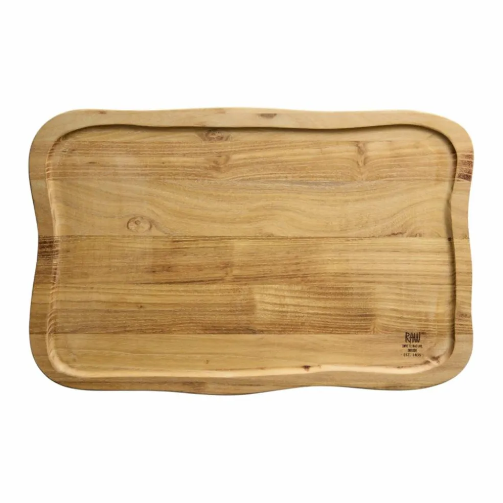 RAW skärbräda 40 × 26 cm, teak