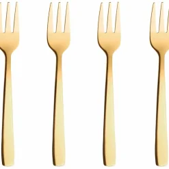 RAW tårtgafflar guld 4 st