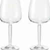 Rödvinsglas, Ø 9,5 cm, 2 st, klar