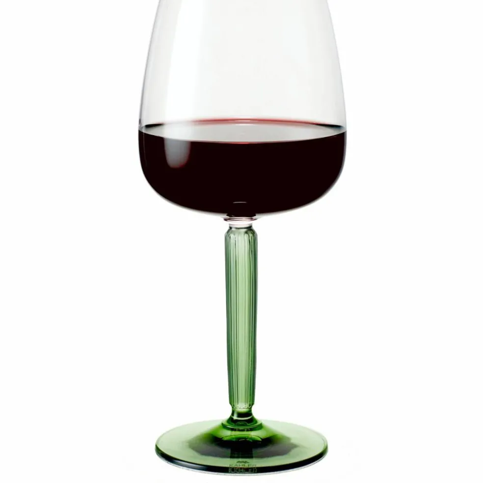 Rödvinsglas, Ø 9,5 cm, 2 st, klar