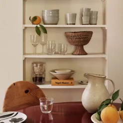 Rödvinsglas, klar