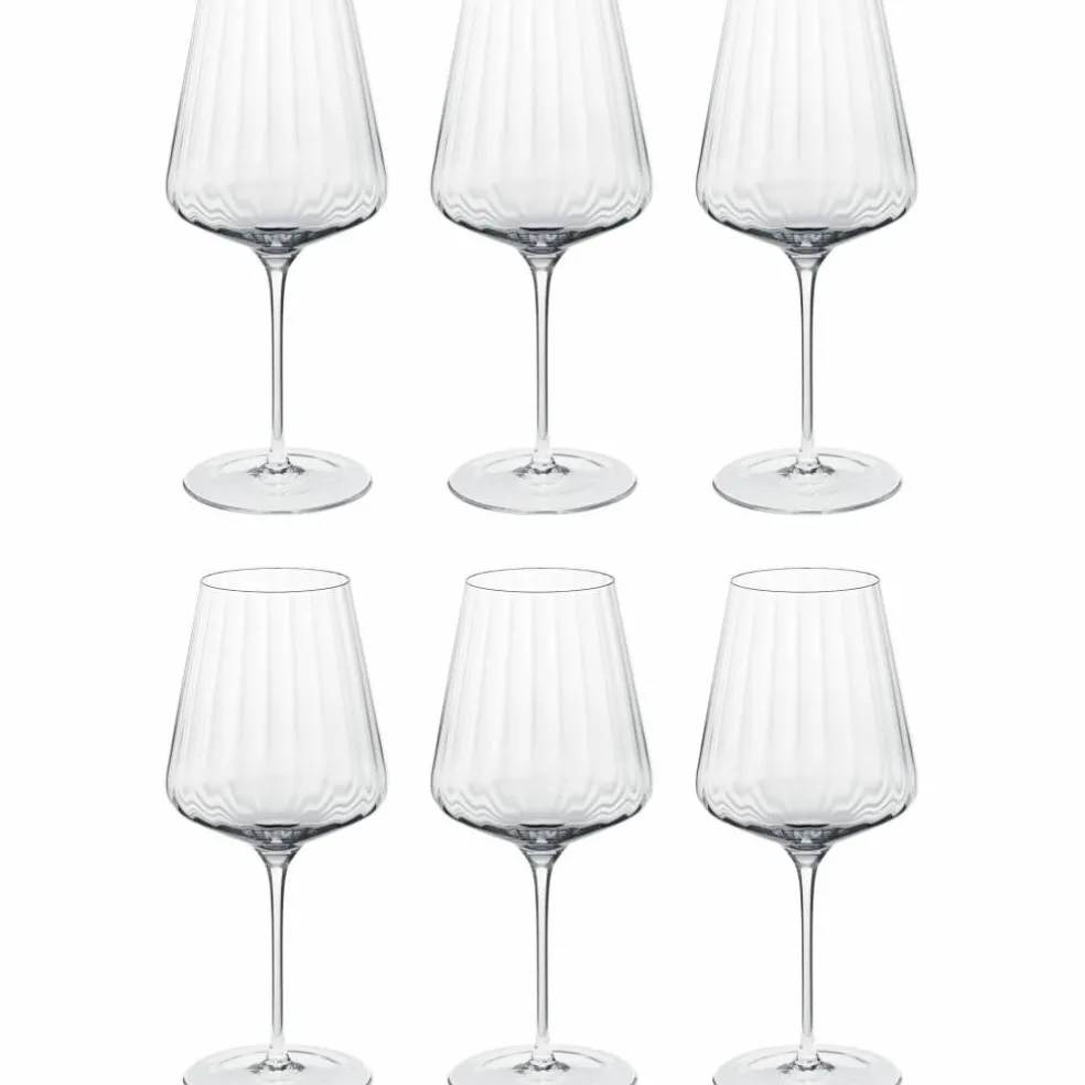 Rödvinsglas 6 st