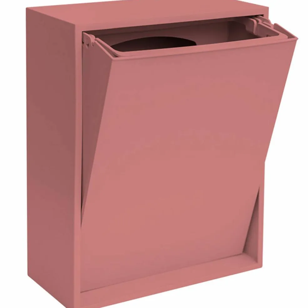 Recycling Box 12 liter, ash rose