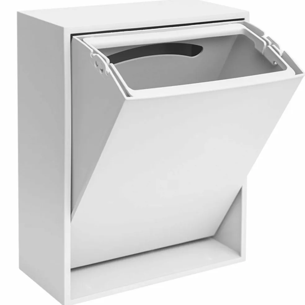 Recycling Box 12 liter, ash rose