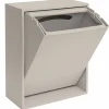 Recycling Box 12 liter, silver cloud grey