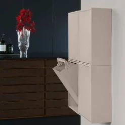Recycling Box 12 liter, silver cloud grey