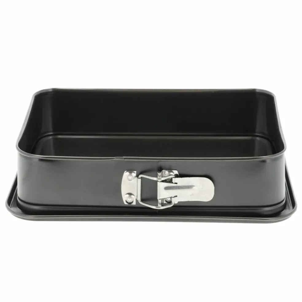 Rektangulär springform 28 x 20 x 6 cm, rostfritt stål