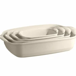 Rektangulär ugnsform 0,7 liter, cream