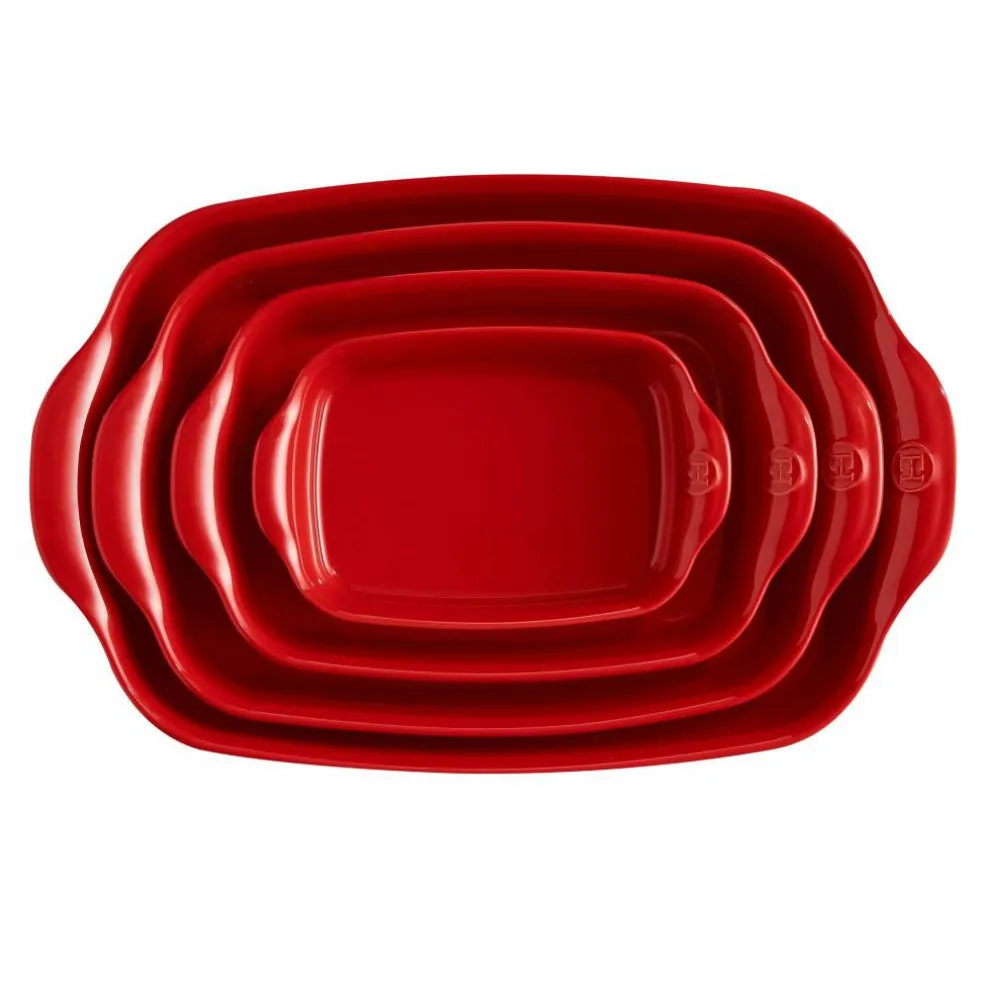Rektangulär ugnsform (L) 4 liter, cream