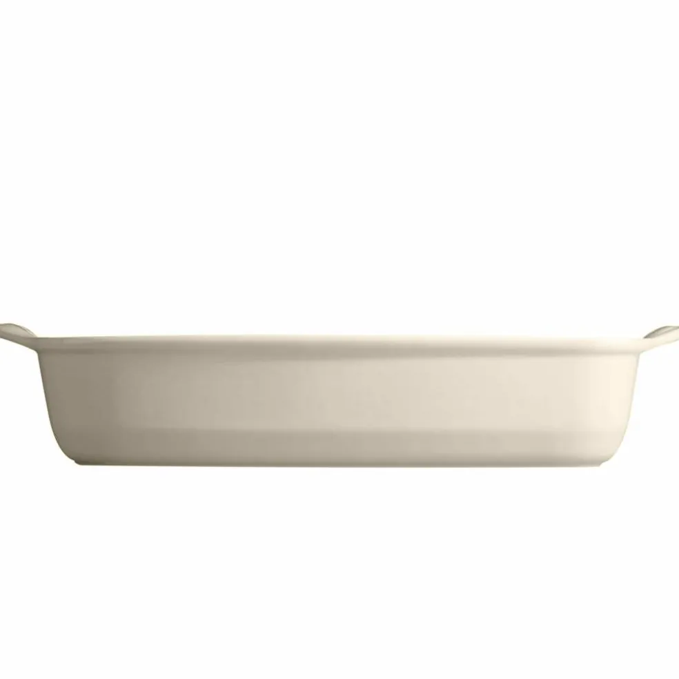 Rektangulär ugnsform (L) 4 liter, cream