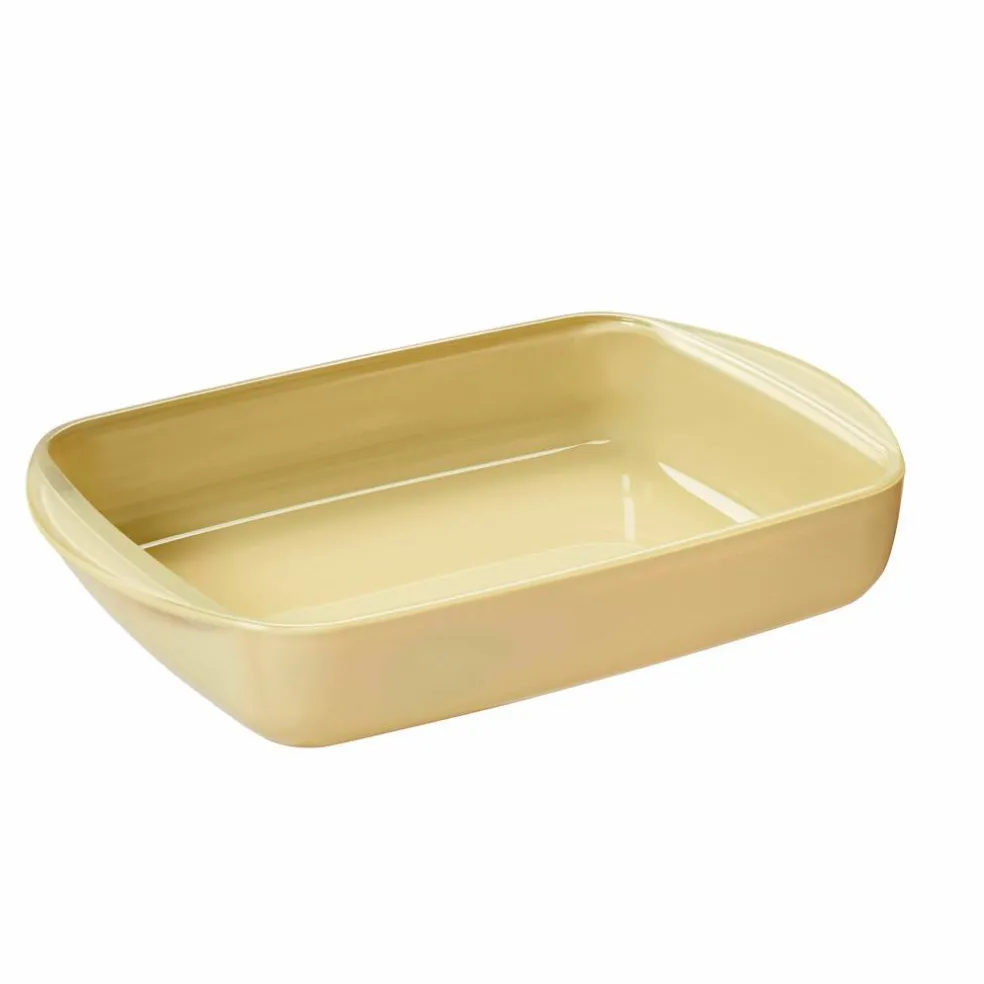 Rektangulär ugnssäker form 1,6 liter, egg shell