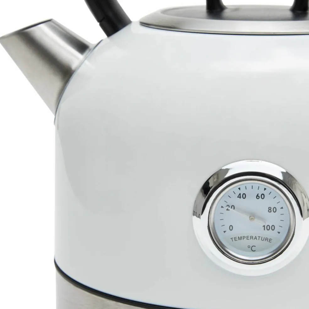 Retro vattenkokare 1,7 liter, cremevit