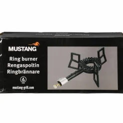 Ringbrännare med ben 8 kW, svart