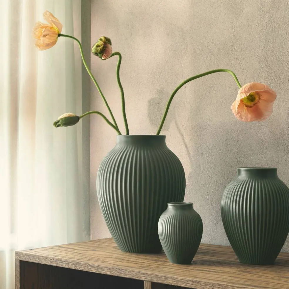 Ripple Celadon Vas 27 cm, grön