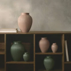 Ripple Mat Vas 20 cm, ljusrosa