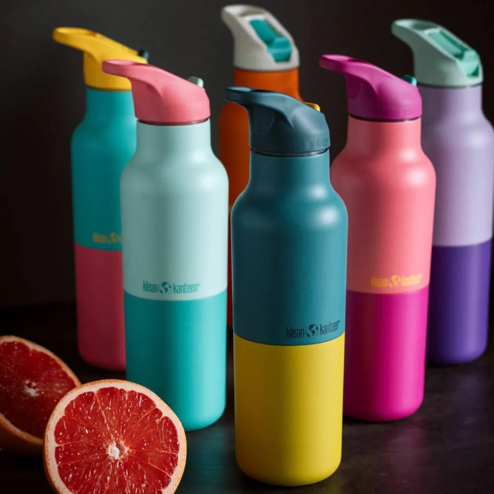 Rise Classic dricksflaska med sportkork 473 ml, Brittany Kaleidoscope