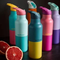 Rise Classic dricksflaska med sportkork 473 ml, Orchid Kaleidoscope