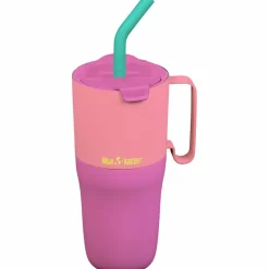 Rise Tumbler med flip-lock och sugrör 770 ml, svart