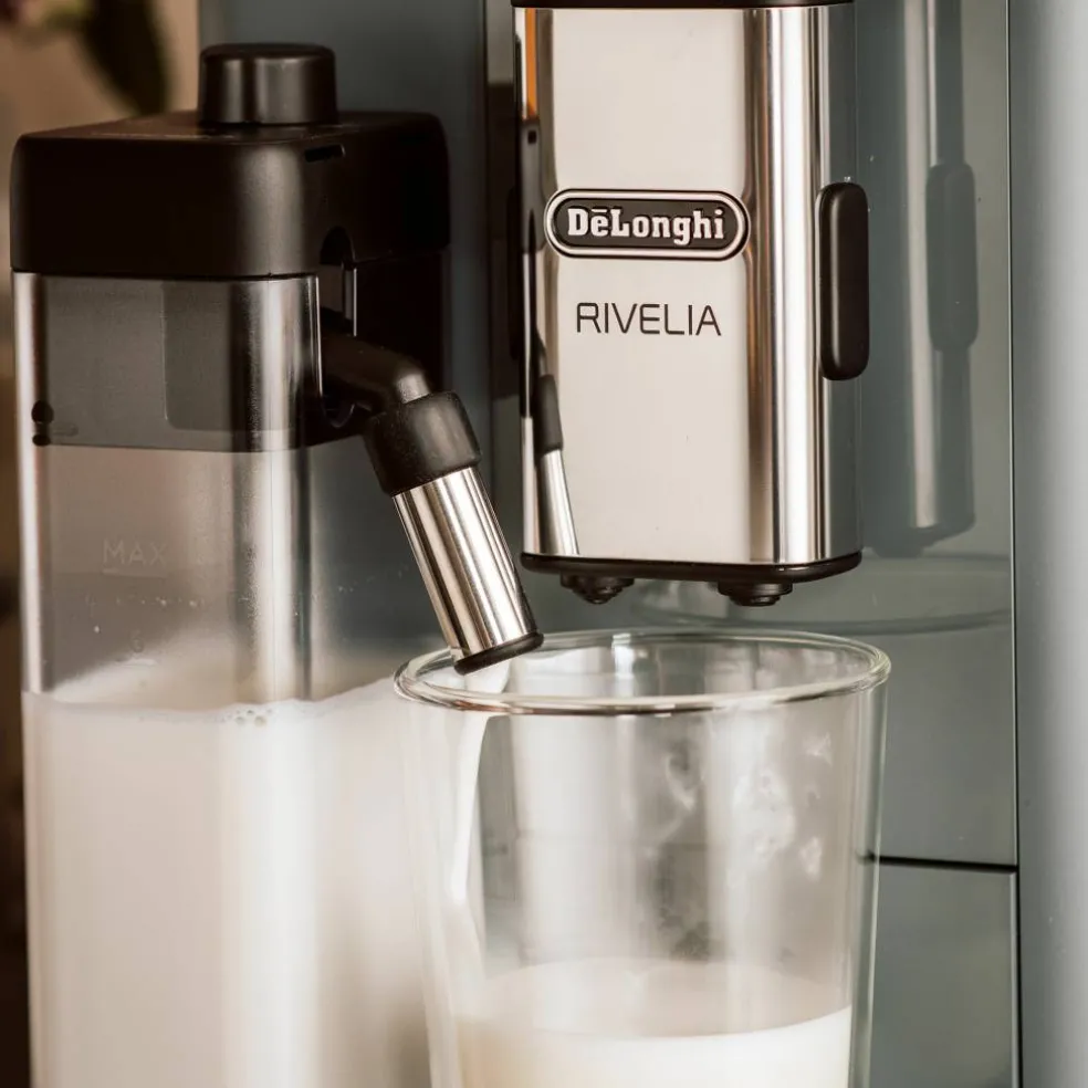 Rivelia EXAM440.55.W Helautomatisk kaffemaskin, vit