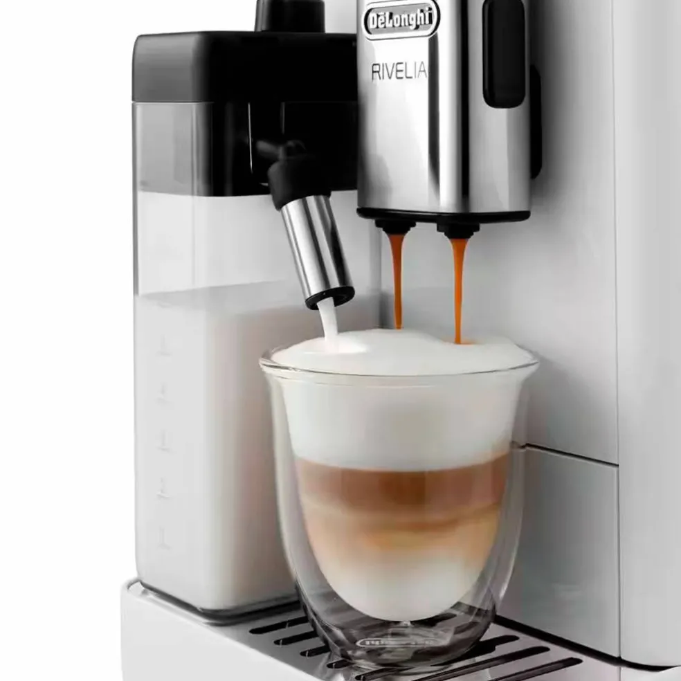 Rivelia EXAM440.55.W Helautomatisk kaffemaskin, vit