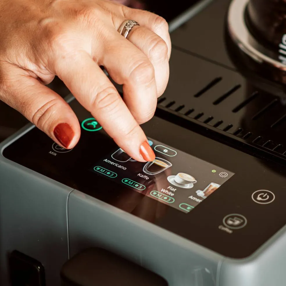 Rivelia EXAM440.55.W Helautomatisk kaffemaskin, vit
